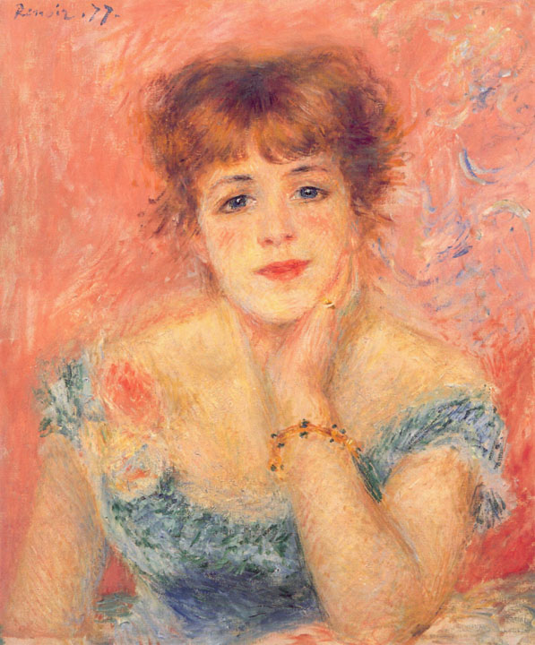 Огюст Ренуар Портрет актрисы Жанны Самари (1877)