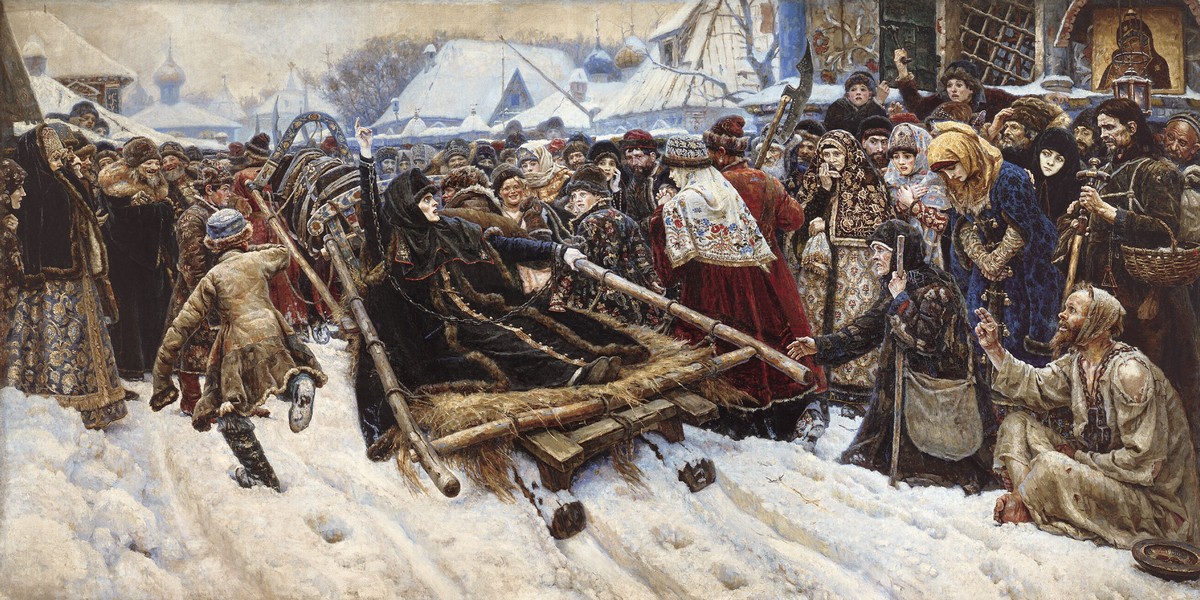 Василией Суриков Боярыня Морозова 1887