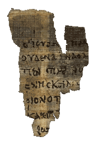 Р52 Древнейший новозаветный папирус  Евангелие от Иоанна 125 год